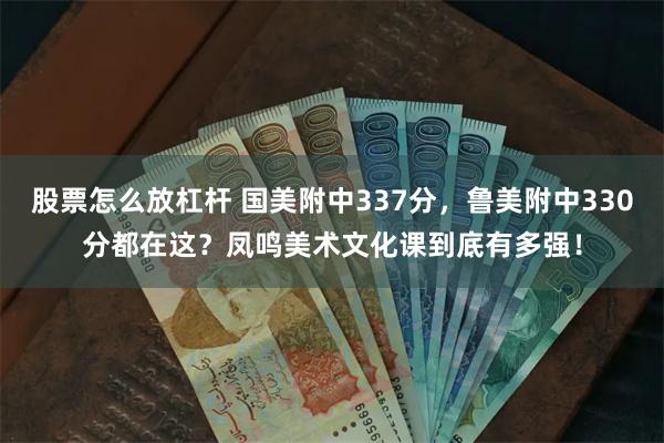 股票怎么放杠杆 国美附中337分，鲁美附中330分都在这？凤鸣美术文化课到底有多强！