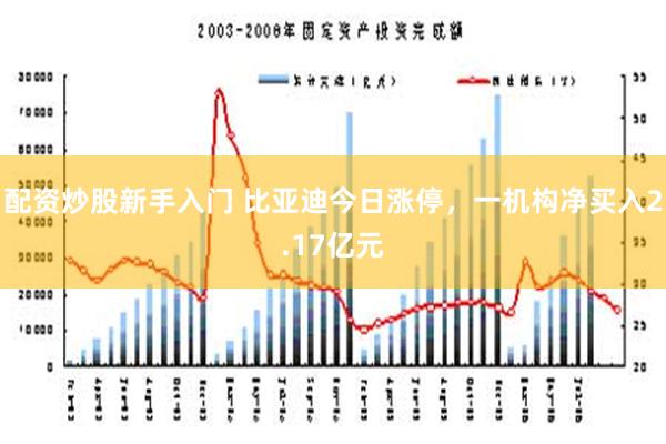 配资炒股新手入门 比亚迪今日涨停，一机构净买入2.17亿元